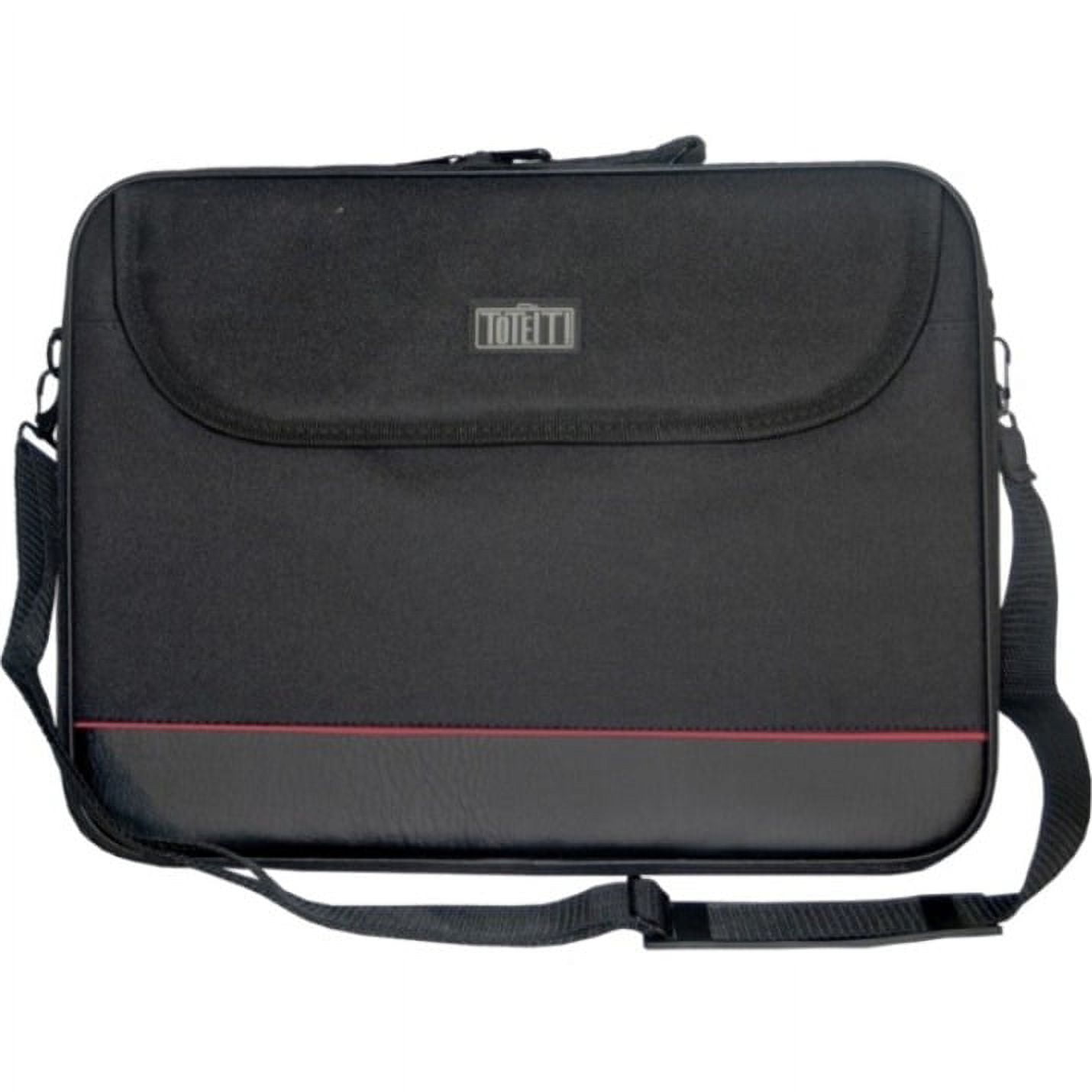 PC Treasure 08861 ToteIt 14" Laptop Bag, Black
