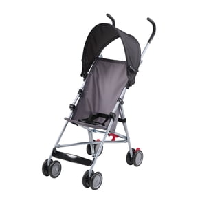 Parent's Choice Black Baby Umbrella Stroller with Black Canopy, Unisex