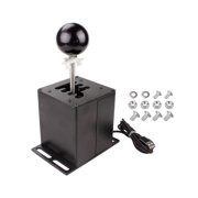 PC USB H Gear Shifter USB Shifter Durable Easy to Install PC Game Joysticks Accessories PC USB Simulator Shifter for G920 G25 7 Gear black