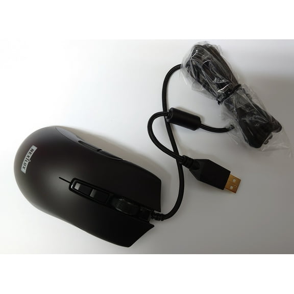 PC WIRED OPTICAL GAMING MOUSE with Customizable RGB - NEXiLUX
