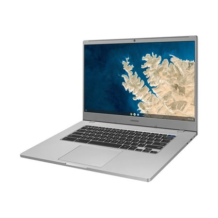Samsung - 15.6" Chromebook - Intel Celeron - 4GB Memory - 128GB eMMC Flash Memory - Platinum Titan