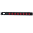 thumbnail image 1 of American DJ 8 channel AC power strip with 15 amp breaker and 8 on/off toggle switches. 19 inch rack mountable, 1 of 6