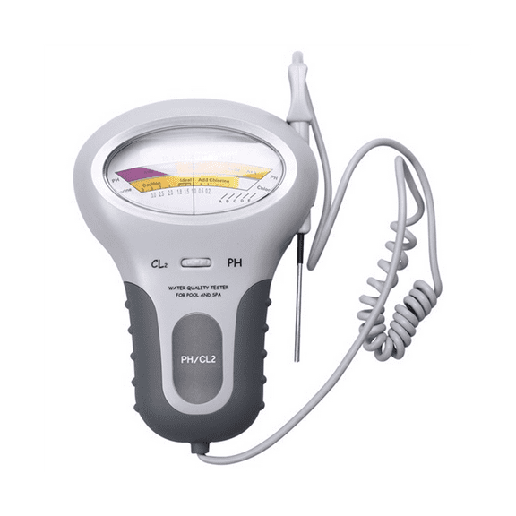 PC102 2-in-1 PH Chlorine Meter Tester Chlorine Water Quality Testing Device CL2 Measuring Sewing Tool for Pool Aquarium