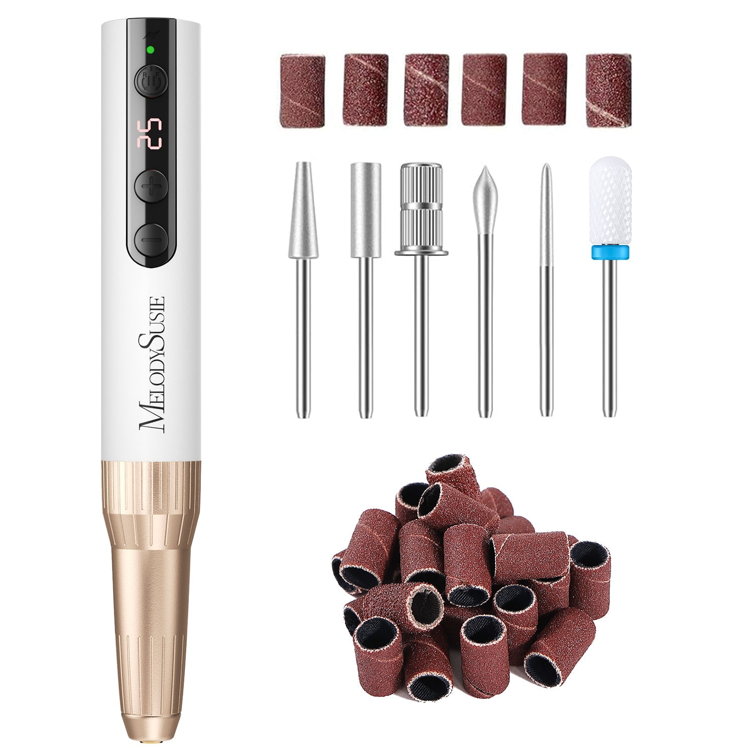 MelodySusie PC180E Cordless Rechargeable Nail Drill - Walmart.com