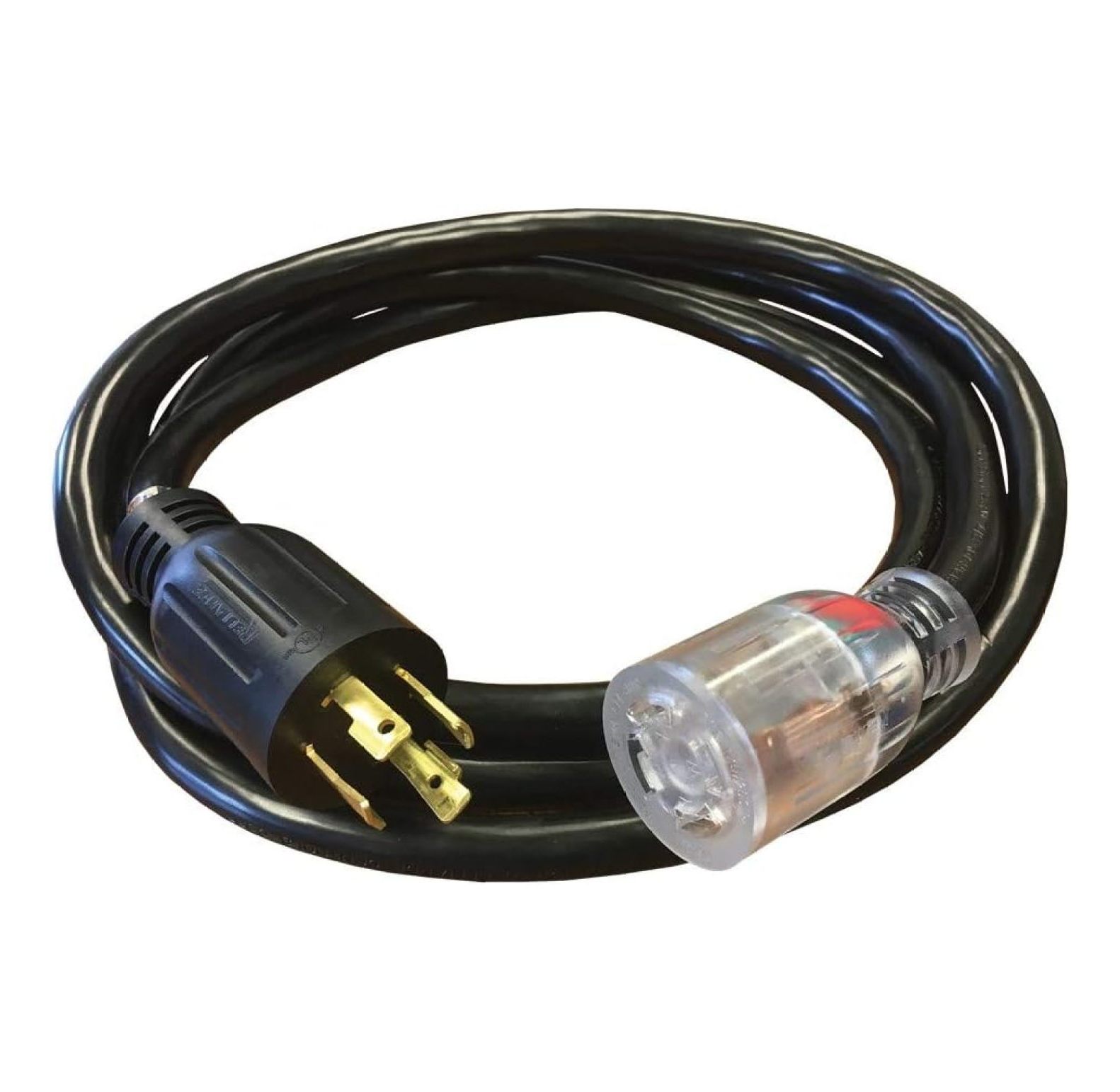 PC3010M 30-Amp (L14-30), 10-Foot Generator Power Cord, Black