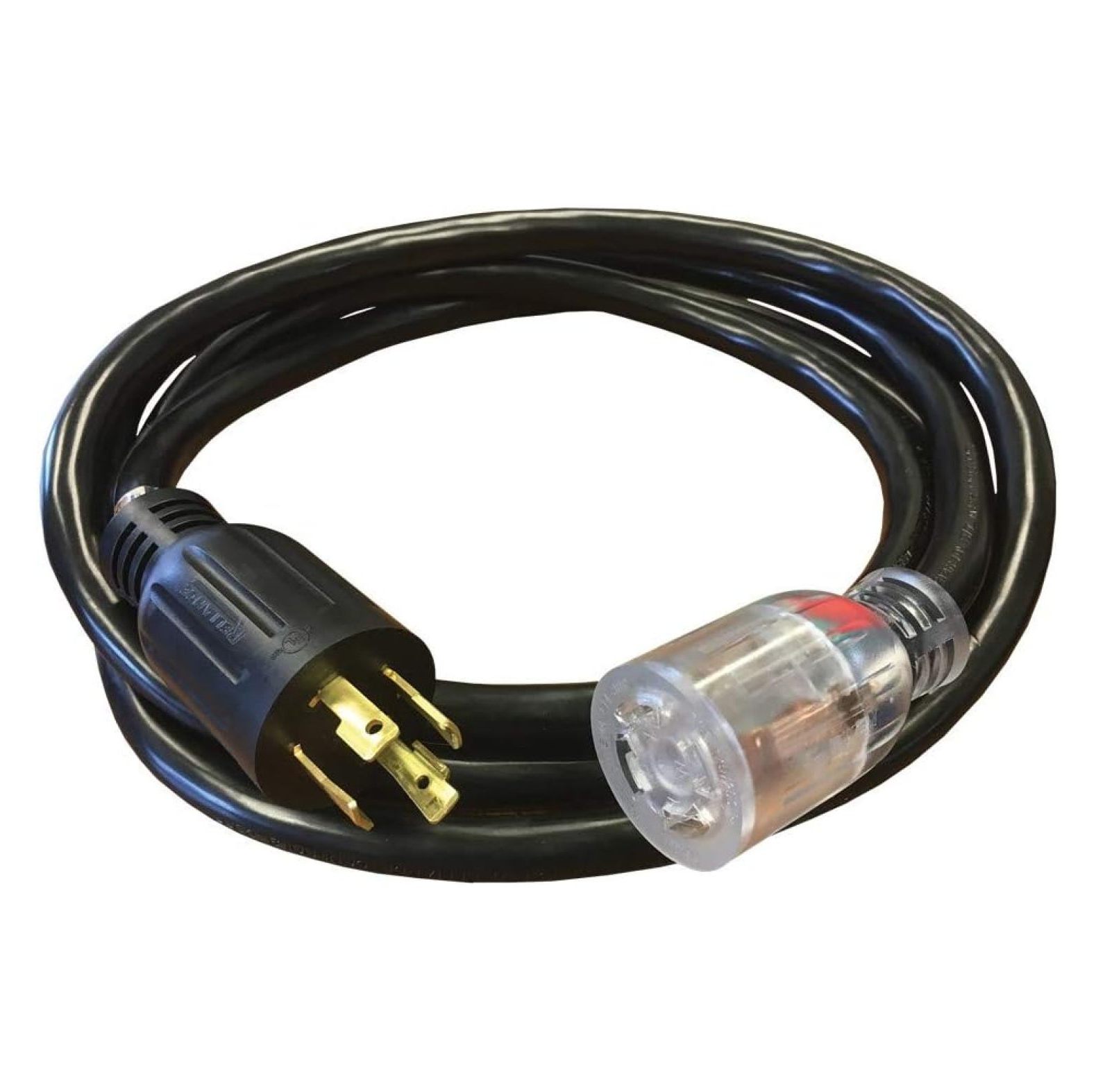 PC3010M 30-Amp (L14-30), 10-Foot Generator Power Cord, Black