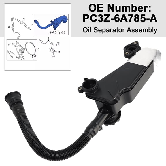 PC3Z-6A785-A Oil Separator Assembly For Ford F-250 Super Duty 6.7L Diesel 23-24