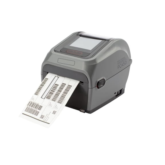 PC45D Desktop Label Printer 4 Direct Thermal, 203DPI, Full Touchscreen LCD, WiFi + Bluetooth, USB + Ethernet, RFID Encoder, Real-Time Clock