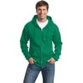 thumbnail image 1 of PC78ZH Full-Zip Hooded Sweatshirt - Kelly - 2X-Large, 1 of 2