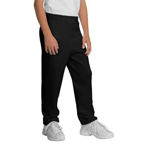 PC90YP Youth Core Fleece Sweatpant, Jet Black - Extra Small