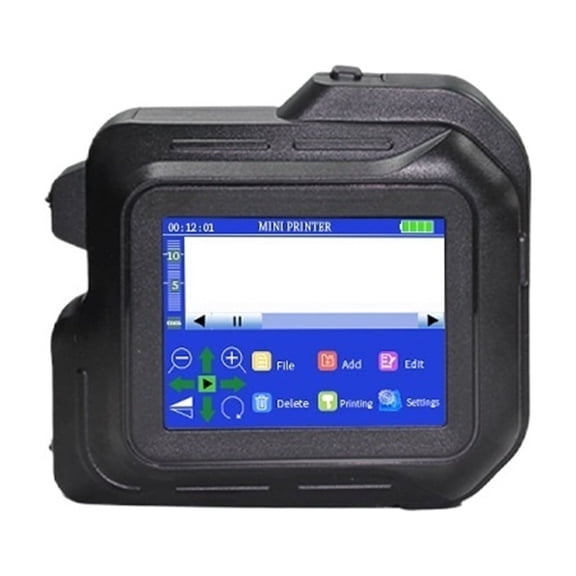 PC98 Mini Printer 28 Languages 12.7mm Portable Printer Handheld Inkjet Printer QR Bar Code Date Logo Expiry Date