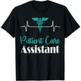 PCA Patient Care Assistant Heartbeat Nurse Week Medical Cotton TShirt
