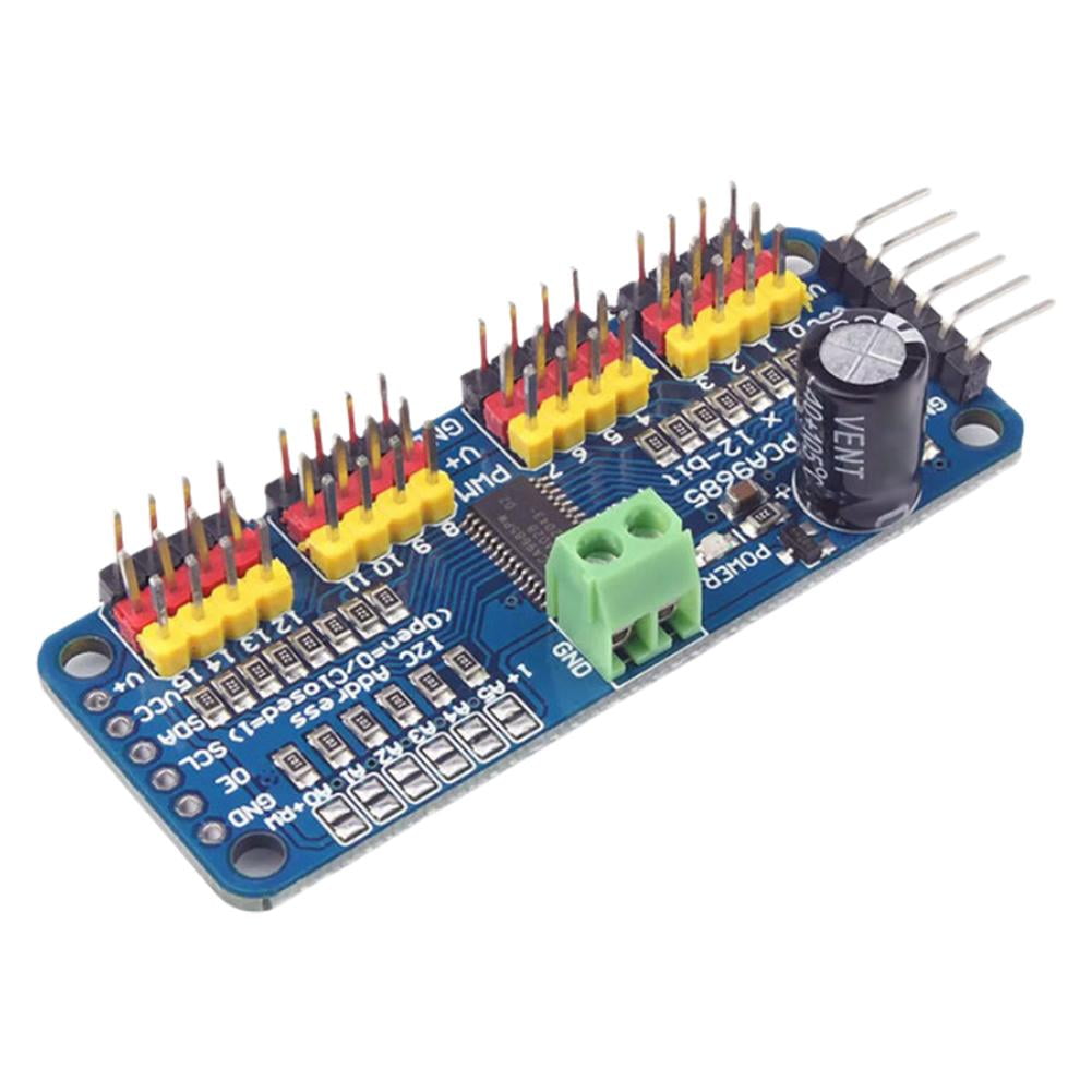 PCA9685 PWM Servo Motor Driver Board Useful 16 Channel 12-Bit for # ... image.