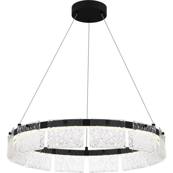 Quoizel Alice Integrated LED Matte Black Pendant Light