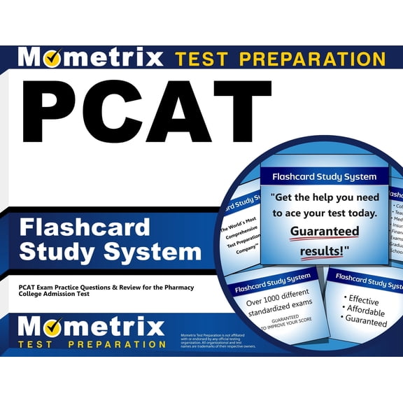 PCAT Flashcard Study System : PCAT Exam Practice Questions & Review for the Pharmacy College Admission Test (Cards)