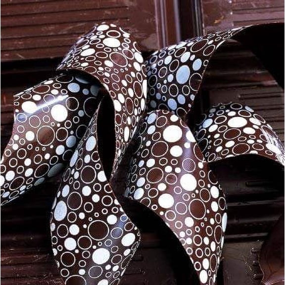 PCB Chocolate Transfer Sheet: White Bubbles, 17 Sheets