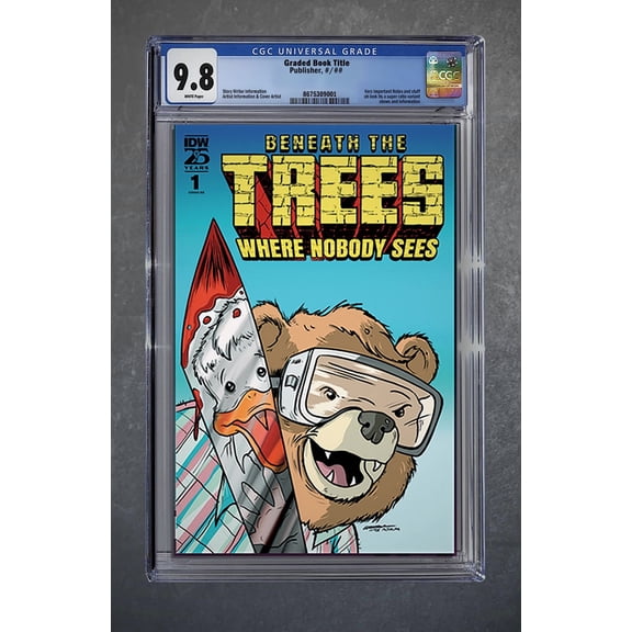 PCB HOBBY Beneath the Trees Where Nobody Sees #1 CGC 9.8 Gorkem Demir PCB Hobby Variant A Trade LTD 500 CGC UNIVERSAL SERIES
