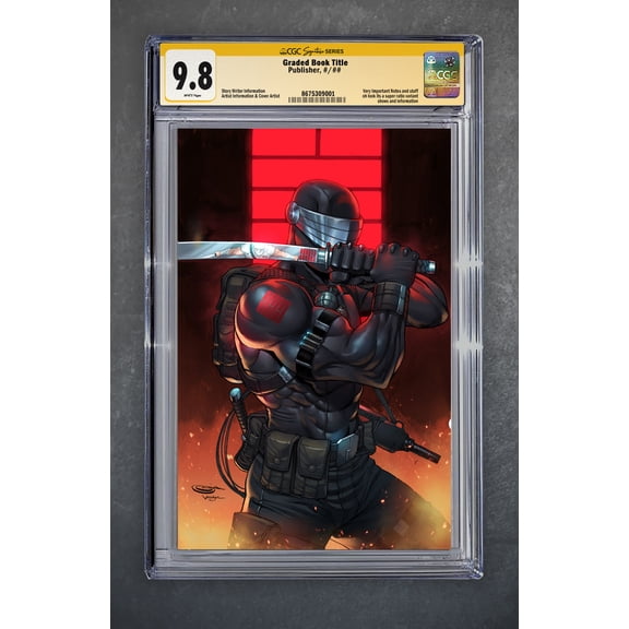 PCB HOBBY GI JOE A REAL AMERICAN HERO SILENT MISSIONS EDITION #21 SAJAD SHAH VIRGIN VARIANT LIMITED 500 CGC 9.8 SIGNATURE SERIES