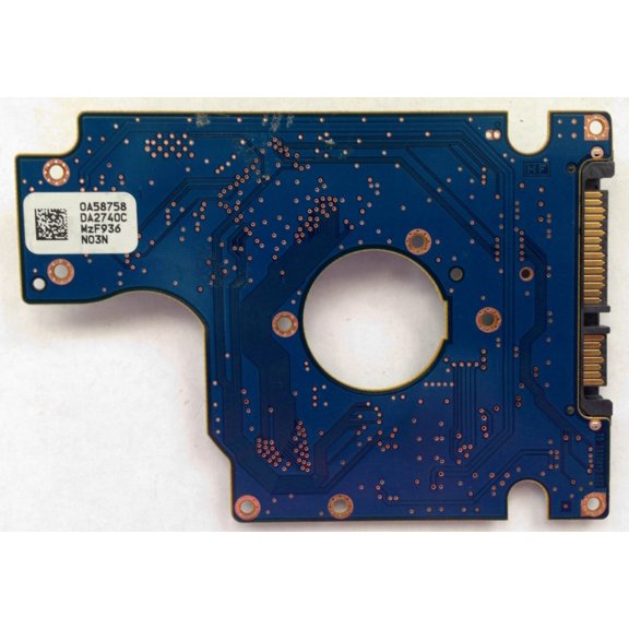 PCB HTS545050B9SA02 0A58758 DA2740C P/N: 0A70465 MLC: DA3031 Hitachi