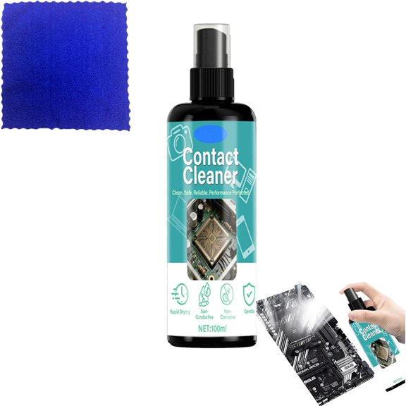 PCB & Motherboard Cleaner 100ml, Multipurpose Electronic Contact Cleaner Spray, Mainboard Cleaning Solution for Mobile Phones Game Consoles Computers1 Pcs