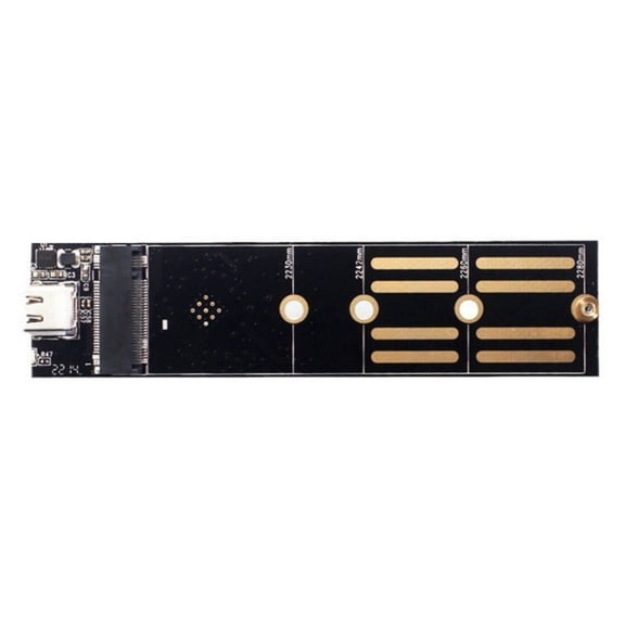 PCB Ngffs NVME HDDs to USB 3.1 Type C Risers Board Supporting Multiple Size 2230 2242 2260 2280 Drive