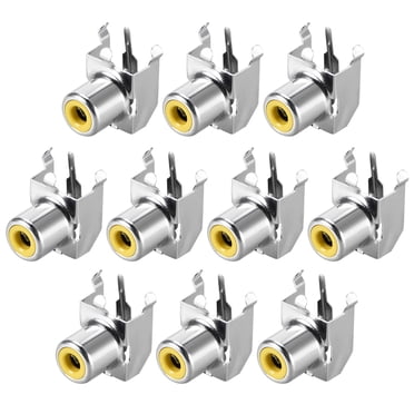 IExcell,Jack Panel Mount RCA Female Socket Connectors Adapter 30Pcs