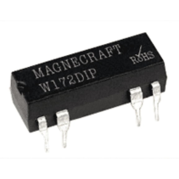 PCB Relays SE Relays - Relay, Reed, 0.25 A, 5 V (Nom.), 125 mW (Nom.), SPDT, 200 Ohms (Nom.), Rhodium - 172DIP-5