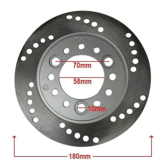 PCC MOTOR 180mm Disc Rotor Disk for Moped GY6 Scooter DR20