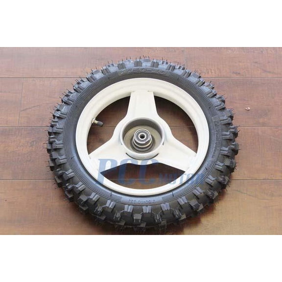 PCC MOTOR FRONT WHEEL TIRE FOR DRUM BRAKE 1995-2016 PW50 BIKE WM03WF