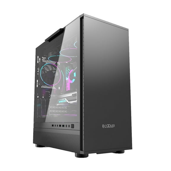 PCCOOLER MASTER IE200S MESH BK E-ATX Tempered Glass Mesh Gaming Computer Case