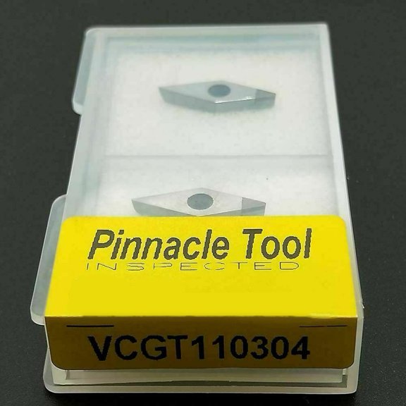 PCD CBN CNC Turning Inserts 2PCS VCMT16041103 for Enhanced Cutting Performance