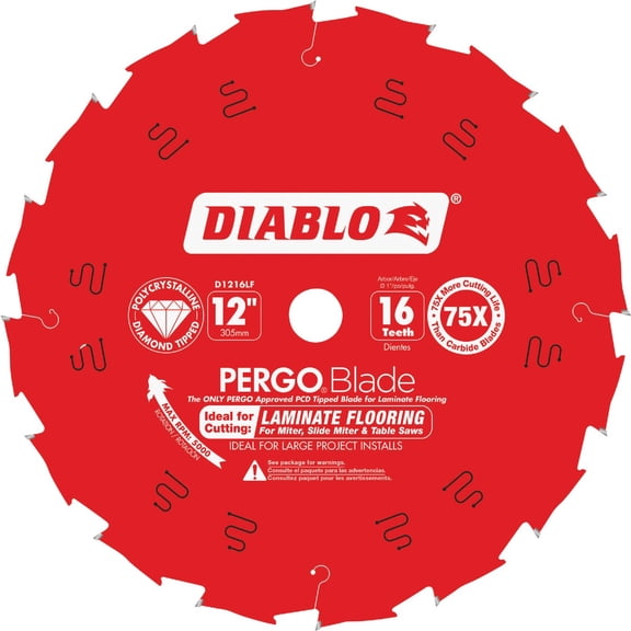 Freud PCD Laminate Flooring Blade - Plastic - One Size  Residential Use, Standard Application