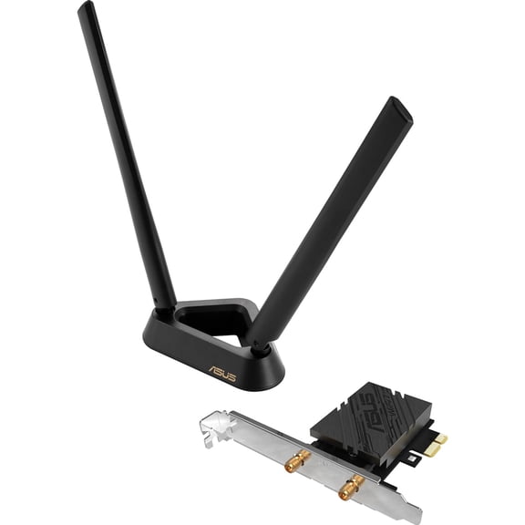 ASUS WiFi 7 PCI-E Adapter with 2 external antennas - PCE-BE90BT