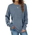 thumbnail image 1 of PCEAIIH Sweatshirt for Women Long Sleeve Tunic Tops Crewneck Long Sleeve Shirts, 1 of 5