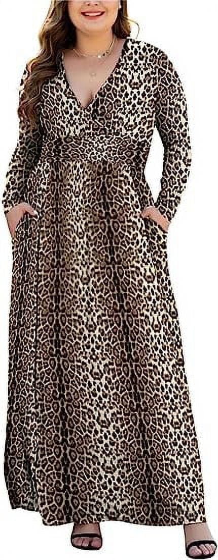 3XL Long Sleeve Dress main image 1