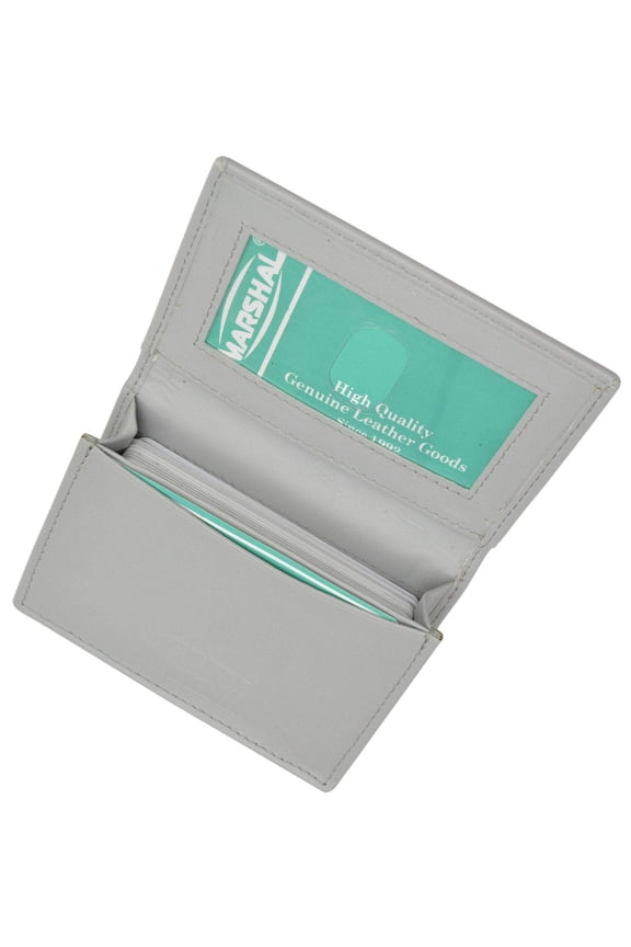 PCF1970 Premium Genuine Leather Expandable Credit Card Id Business Card Holder Wallet