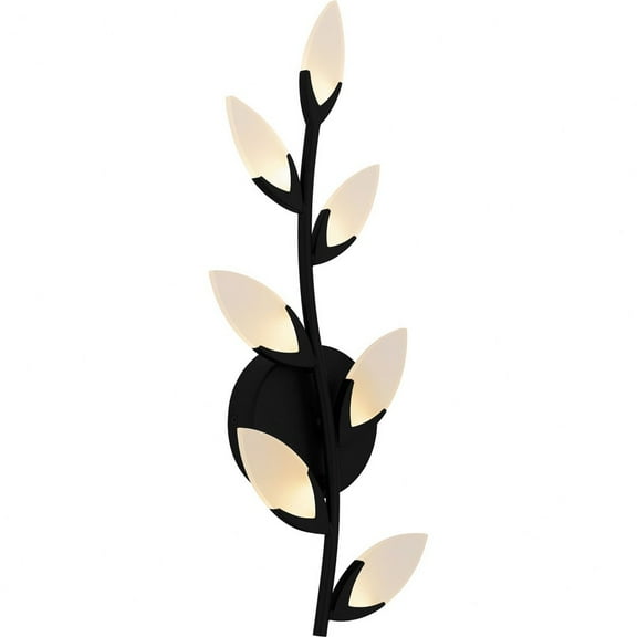 Quoizel Flores Integrated LED Matte Black Wall Sconce