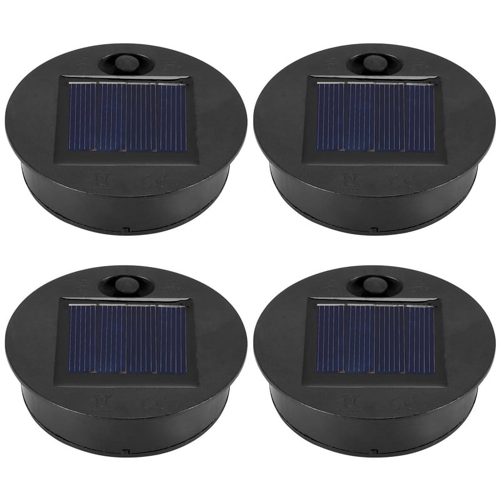 PCFVRKA 4 Pieces Replacement Solar Light Tops Outdoor Hanging Lantern