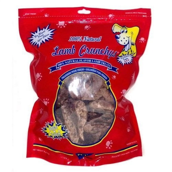 PCI Pet Center Inc. Lamb Crunchys Raw Dehydrated Lamb Lungs Dog Treats