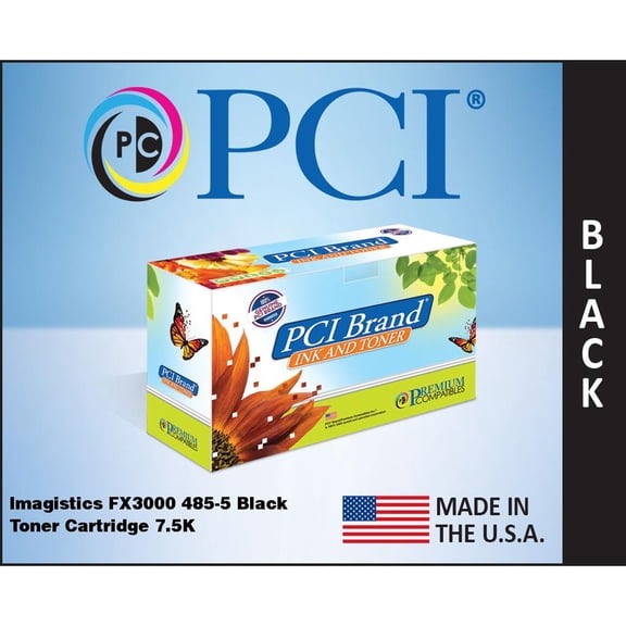 PCI 485-5-PC Imagistics 485-5 Black Toner Cartridge Replacement