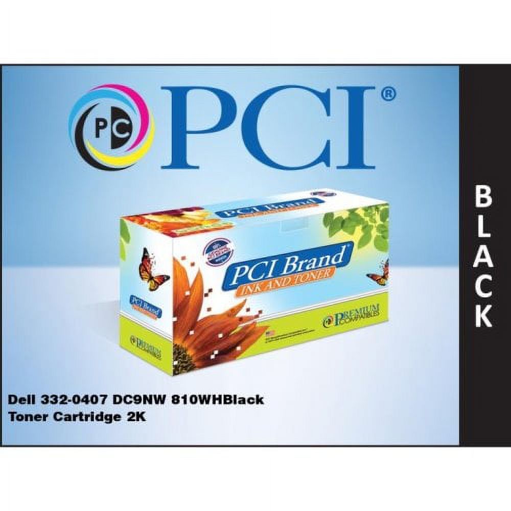 PCI® Dell 332-0407 DC9NW 810WH Black Toner 2K Yield (332-0407-PCI) - image 1 of 2