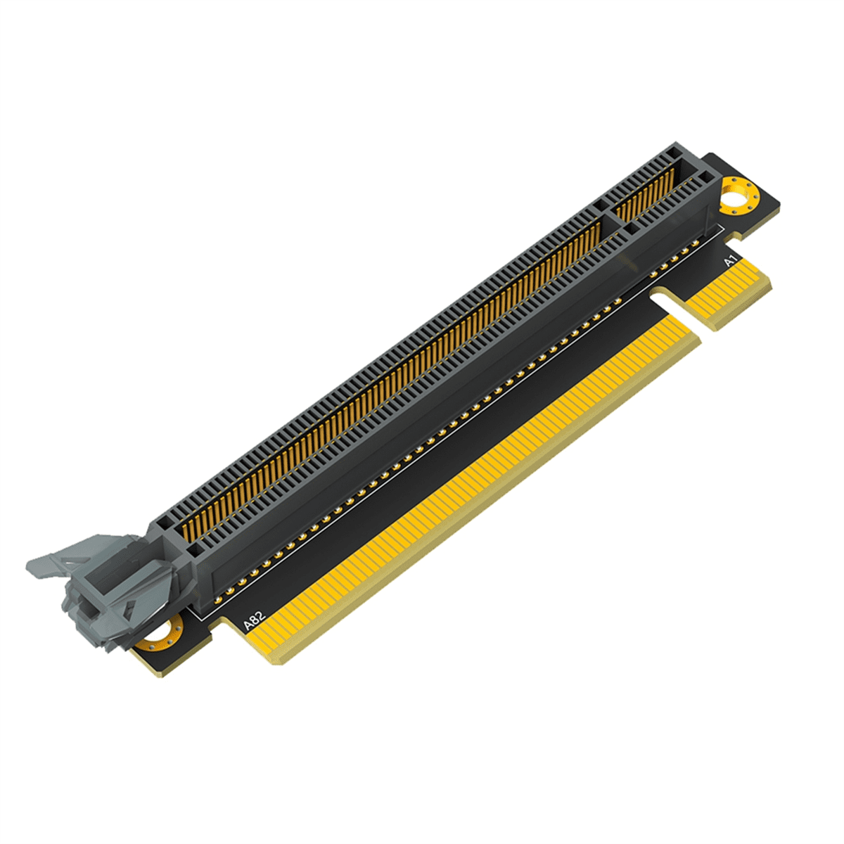 PCI-E 16X 3.0 90 Degree Reverse Male to Female Riser Card for 1U Server ...