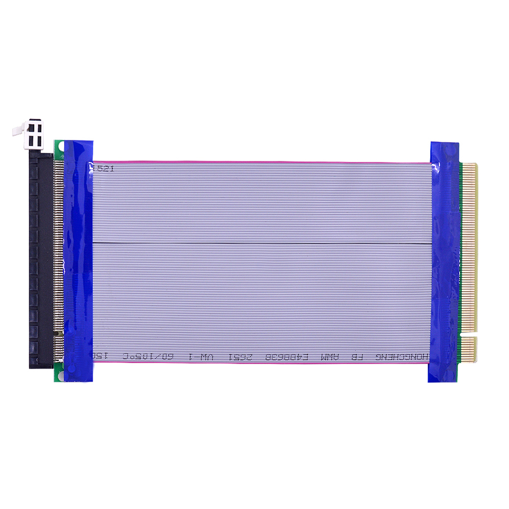 PCIE 16X to 16X Riser Card Converter PCIe X16 Extender Flexible Ribbon