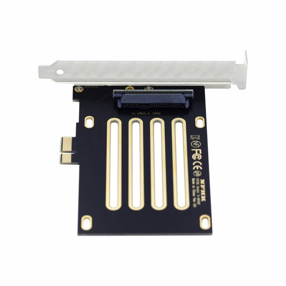 PCI-E 4.0 x1 Lane PCI Express Host to U.3 U3 Kit SFF-8639 SSD Adapter for Motherboard Compatible with PM1735 NVMe PCIe SSD