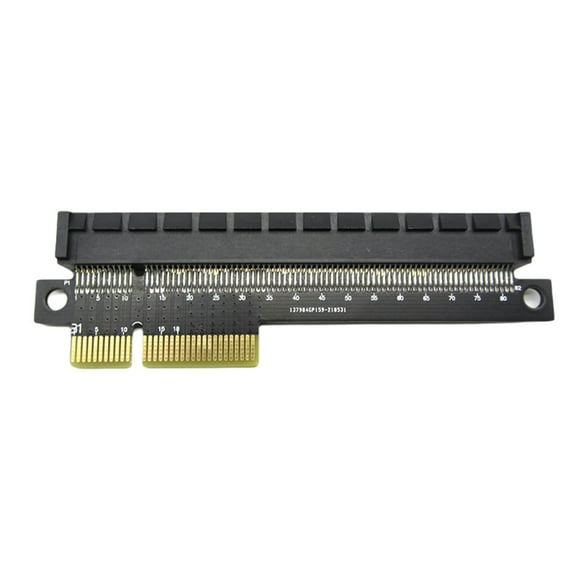 PCI-E 4X to 16X Adapter Card PCI-Express 4X Male to Female Riser Card Converter Computer Motherboard Converter Parts