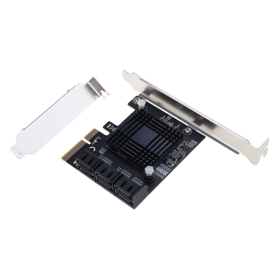 PCI-E 4X to 6-Port Expansion Card Computer Desktop Mechanical Hard Drive Card Supports