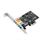 PCI-E Desktop Internal Sound Card Stereo Audio Card CMI8738 with Reverb for Enhanced Audio Experience High Quality Sound Production Easy Installation for Gamers and Audiophiles