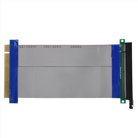 PCI-E Express 16X Riser Card Extender Extension Cable Ribbon Flex