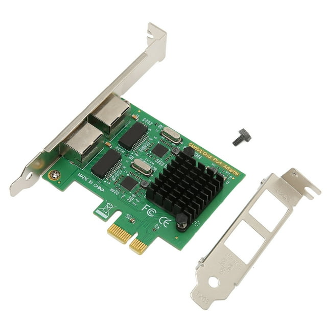 PCI E NIC Network Card 2 Way RJ45 Port for RTL8111G Chipset PCIE X1