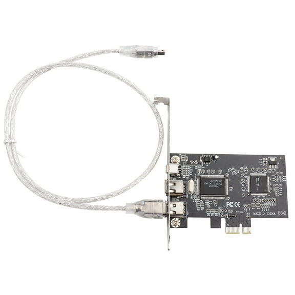 PCI-E PCI Firewire Cable Express 1394a IEEE 1394 Controller Card with Firewire Cable 100Mbps/200Mbps/400Mbs/800Mbps